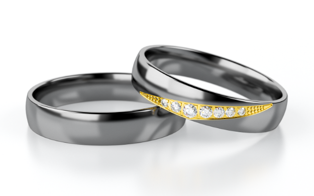 Bild von Tantal Trauringe_ta08