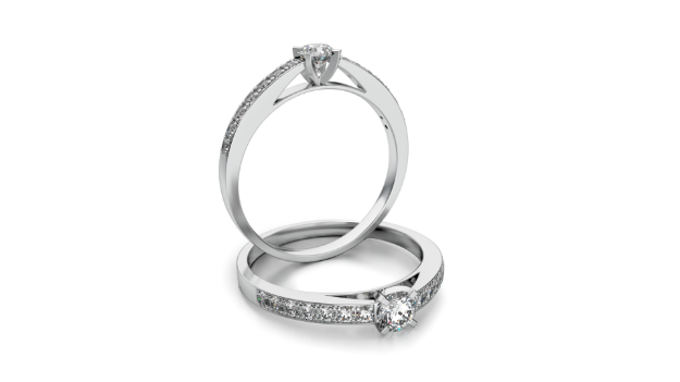 Bild von Verlobungsring - ST04 W